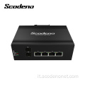 Switch Ethernet in fibra ottica 2SFP e 4 porte RJ45 di vendita calda